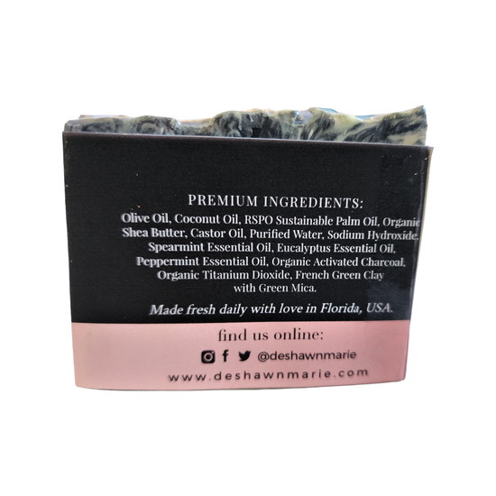 Charcoal Mint Bar Soap