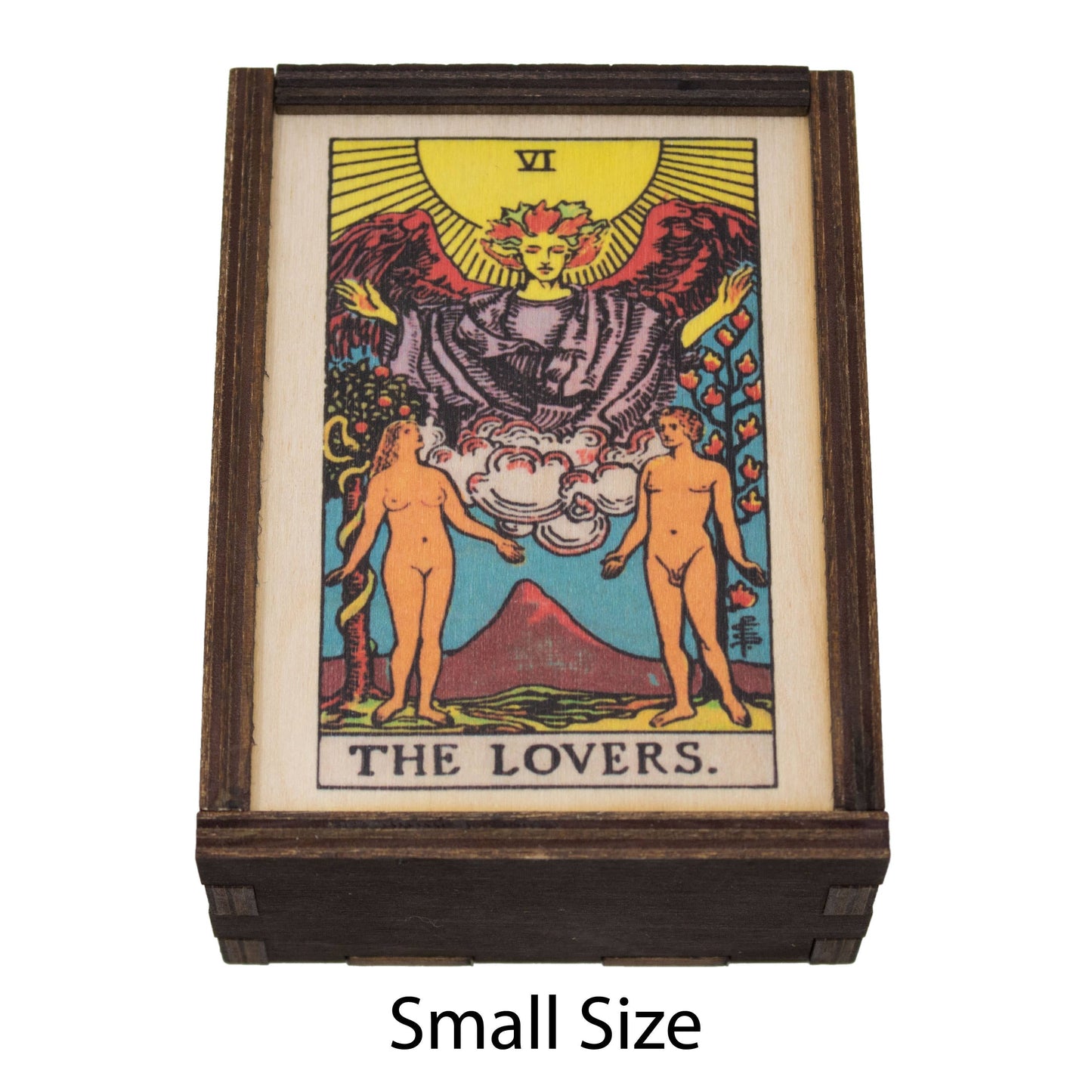 Tarot - 6 - The Lovers Full Color Stash Box