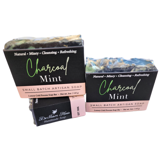 Charcoal Mint Bar Soap