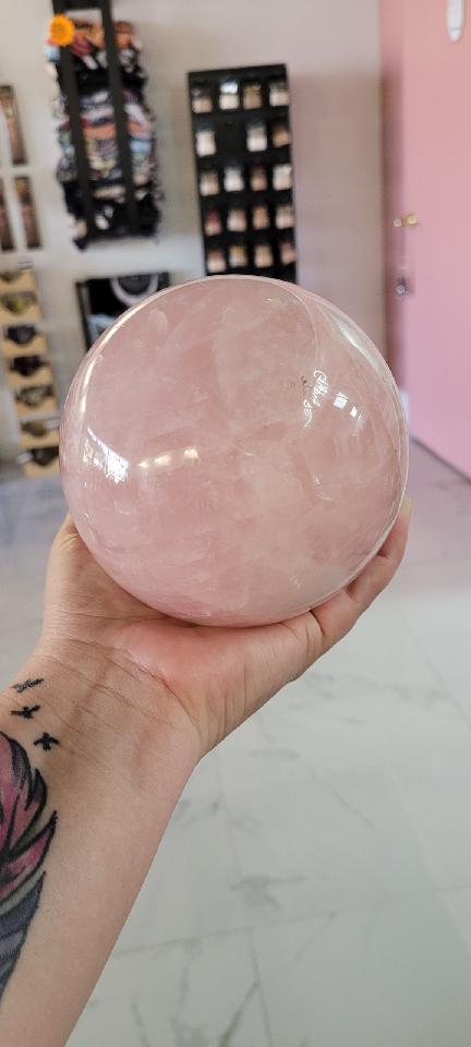 5lb Rose Quartz Sphere