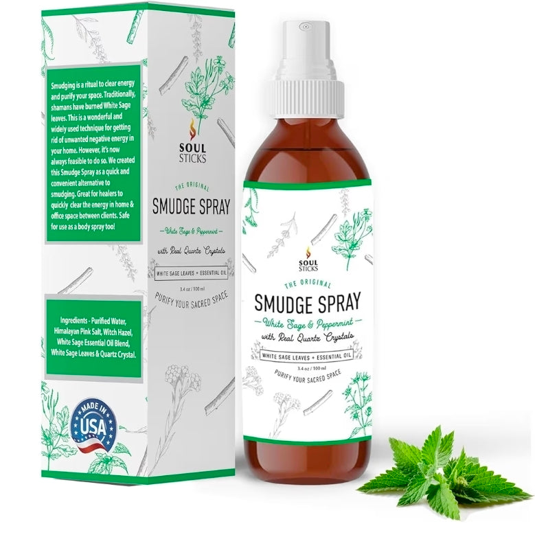 Soul Sticks - Peppermint Sage Smudge Spray (3.5 oz)