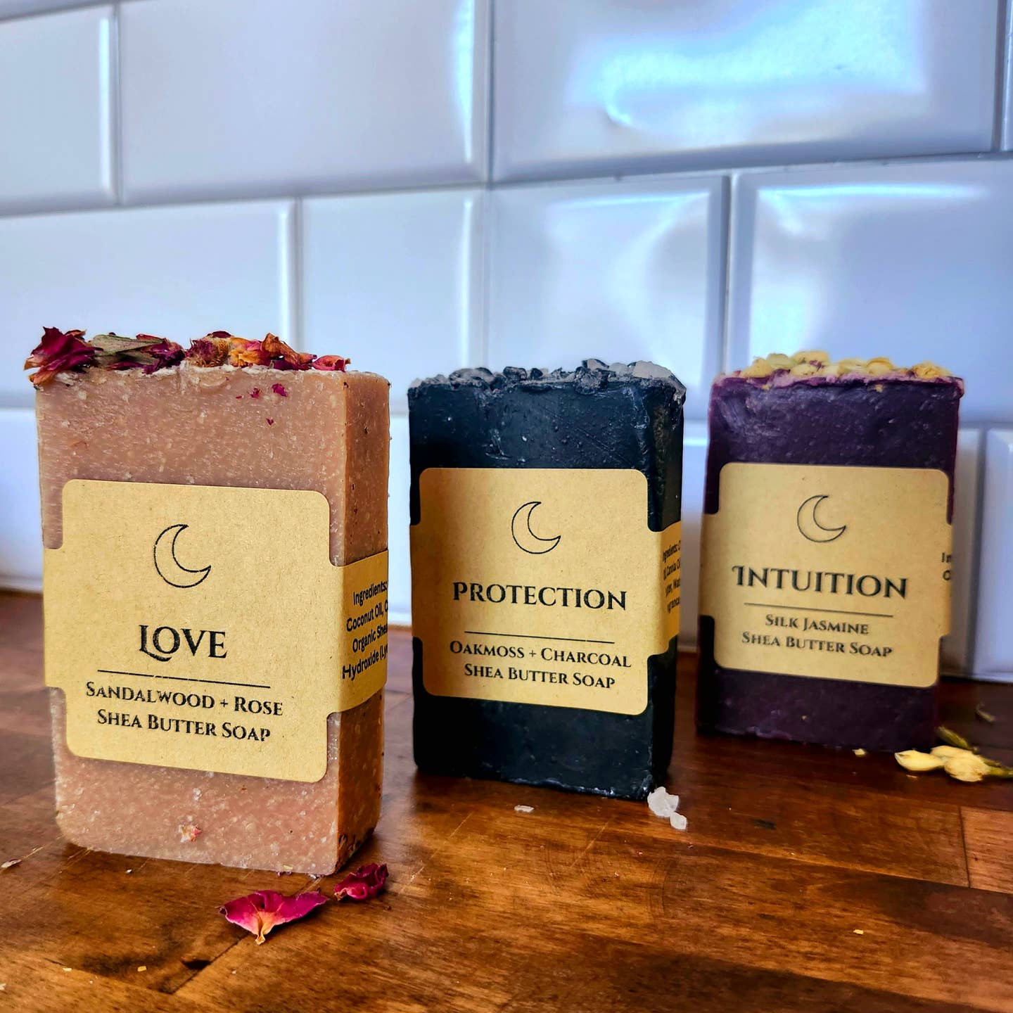 Sandalwood + Rose Organic Shea Butter Love Soap