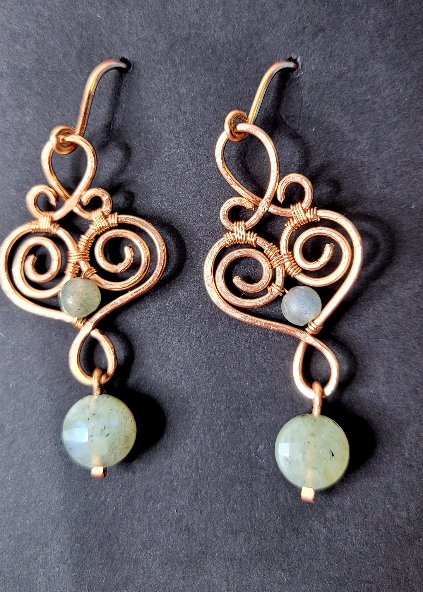 Labradorite Dangling Earrings