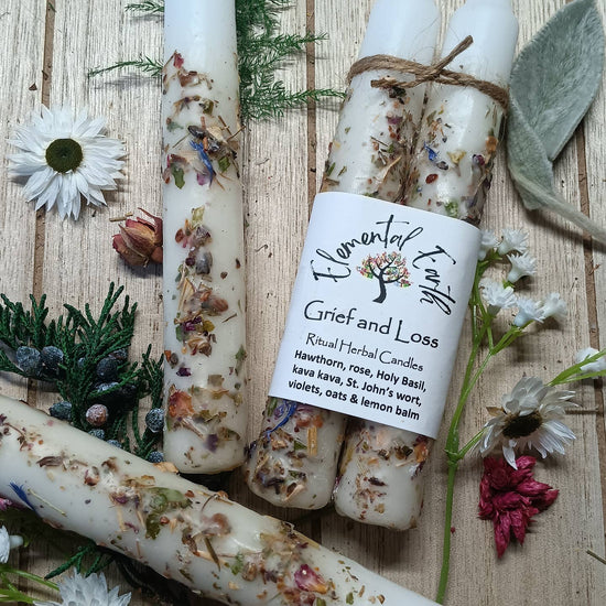 Grief and Loss Herbal Intention Candles