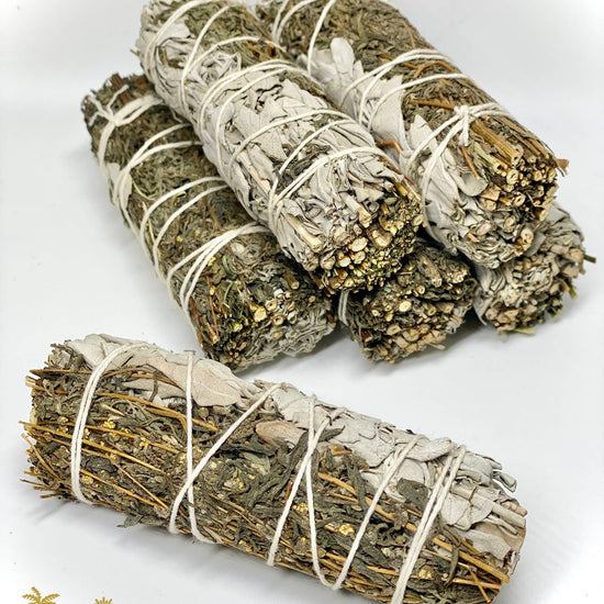 Mugwort and White Sage Bundle