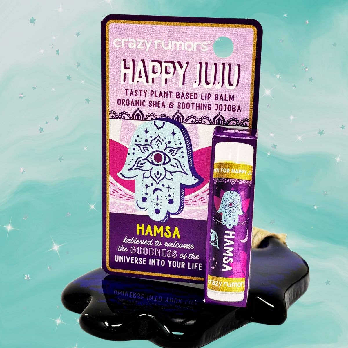 All Natural, Vegan Happy Juju - Hamsa Lip Balm