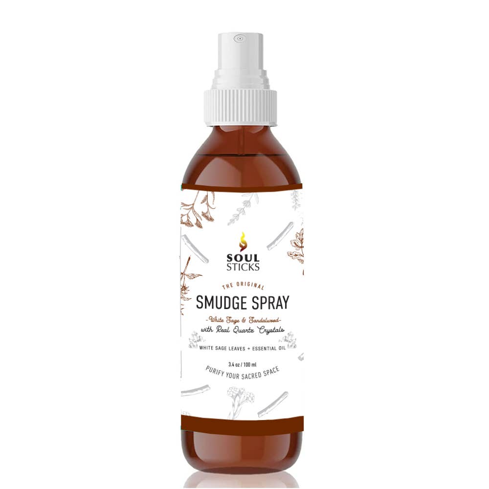 Smudge Spray - White Sage & Sandalwood Soul Sticks (3.5 oz)