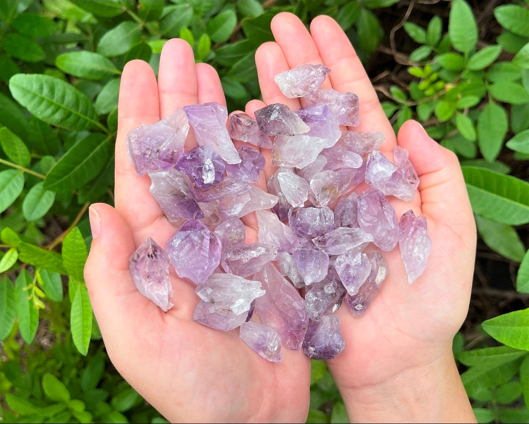 Amethyst, Citrine & Clear Quartz Points