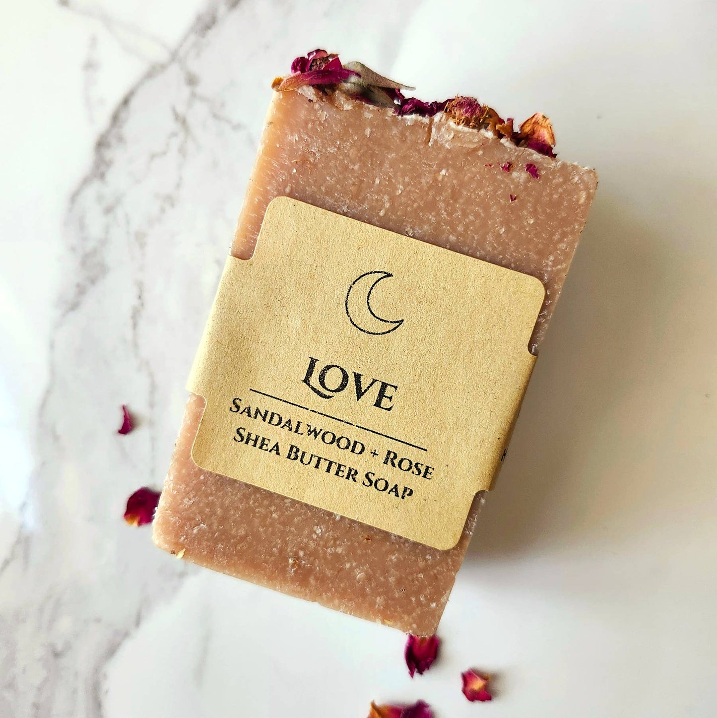 Sandalwood + Rose Organic Shea Butter Love Soap