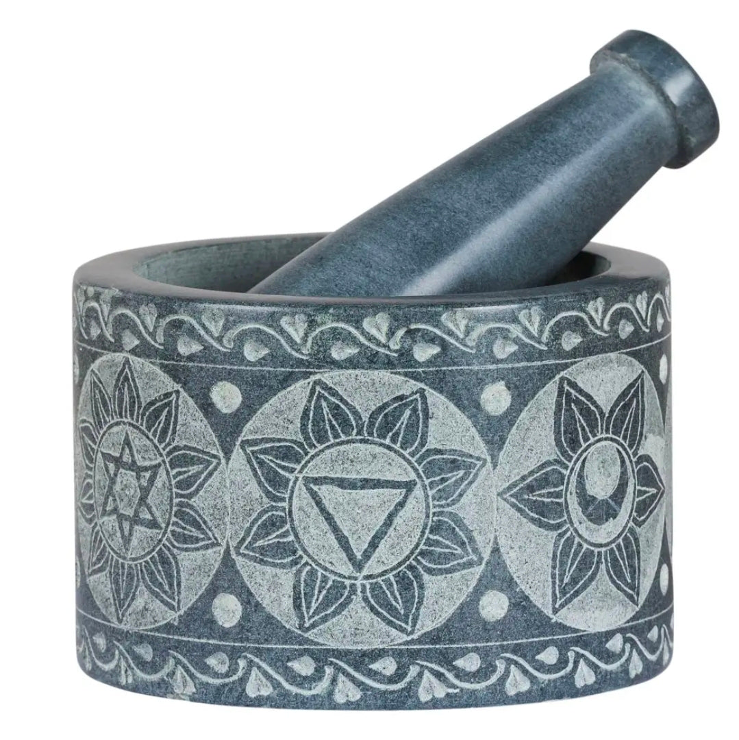 7 Chakra Mortar and Pestle