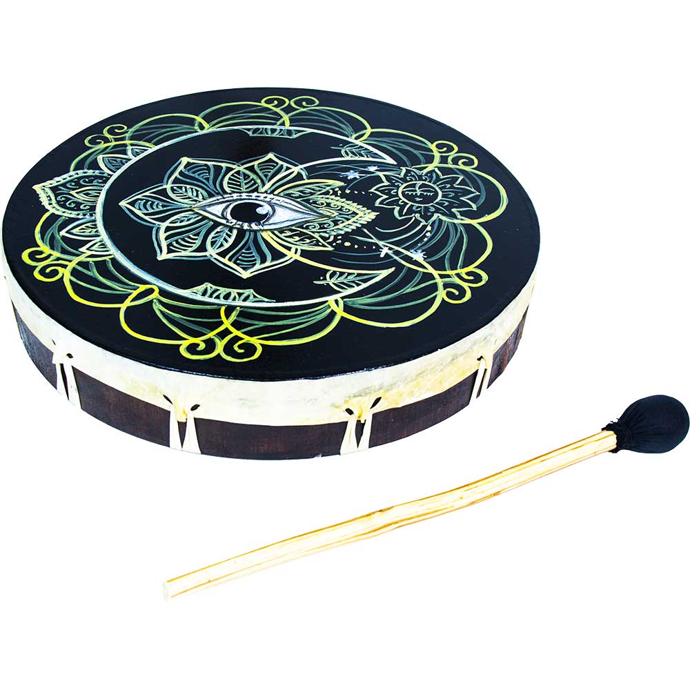 Ceremonial Drum - Celestial Lotus Eye