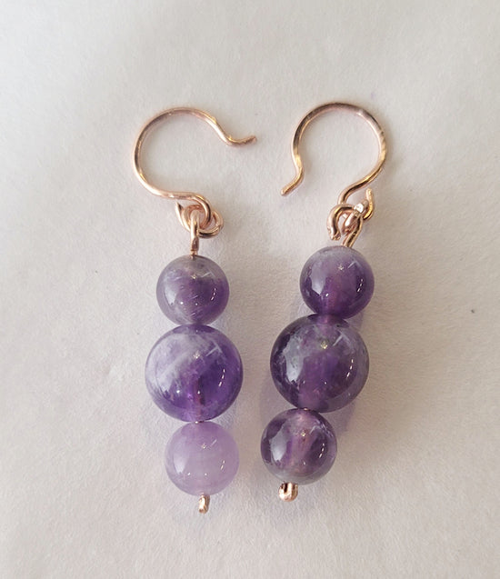 Amethyst Dangling Earrings