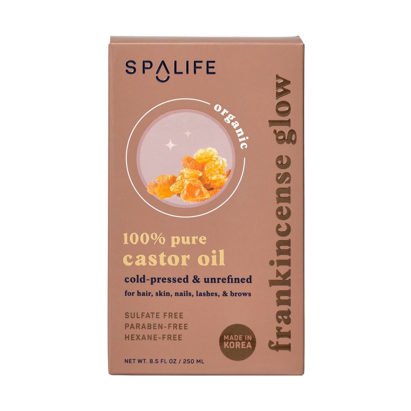 100% Pure Organic Castor Oil with Frankincense Extract