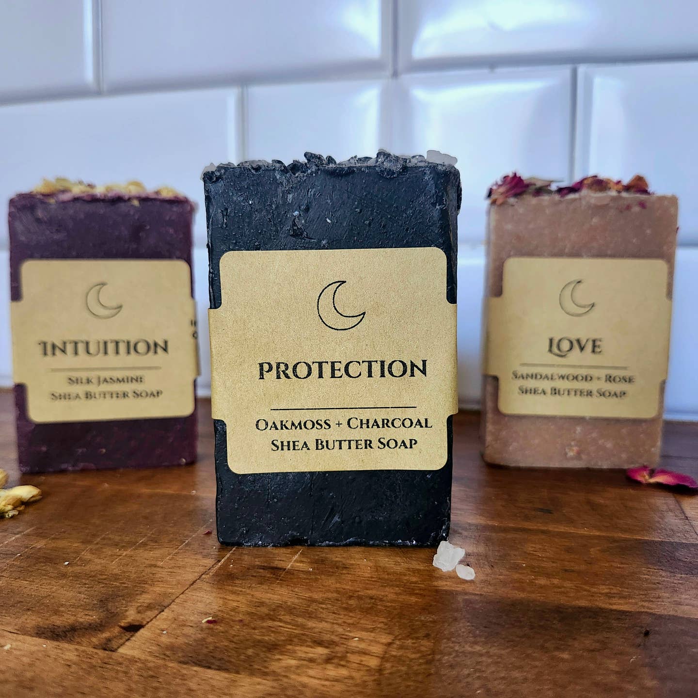 Oakmoss + Charcoal Organic Shea Butter Protection Soap