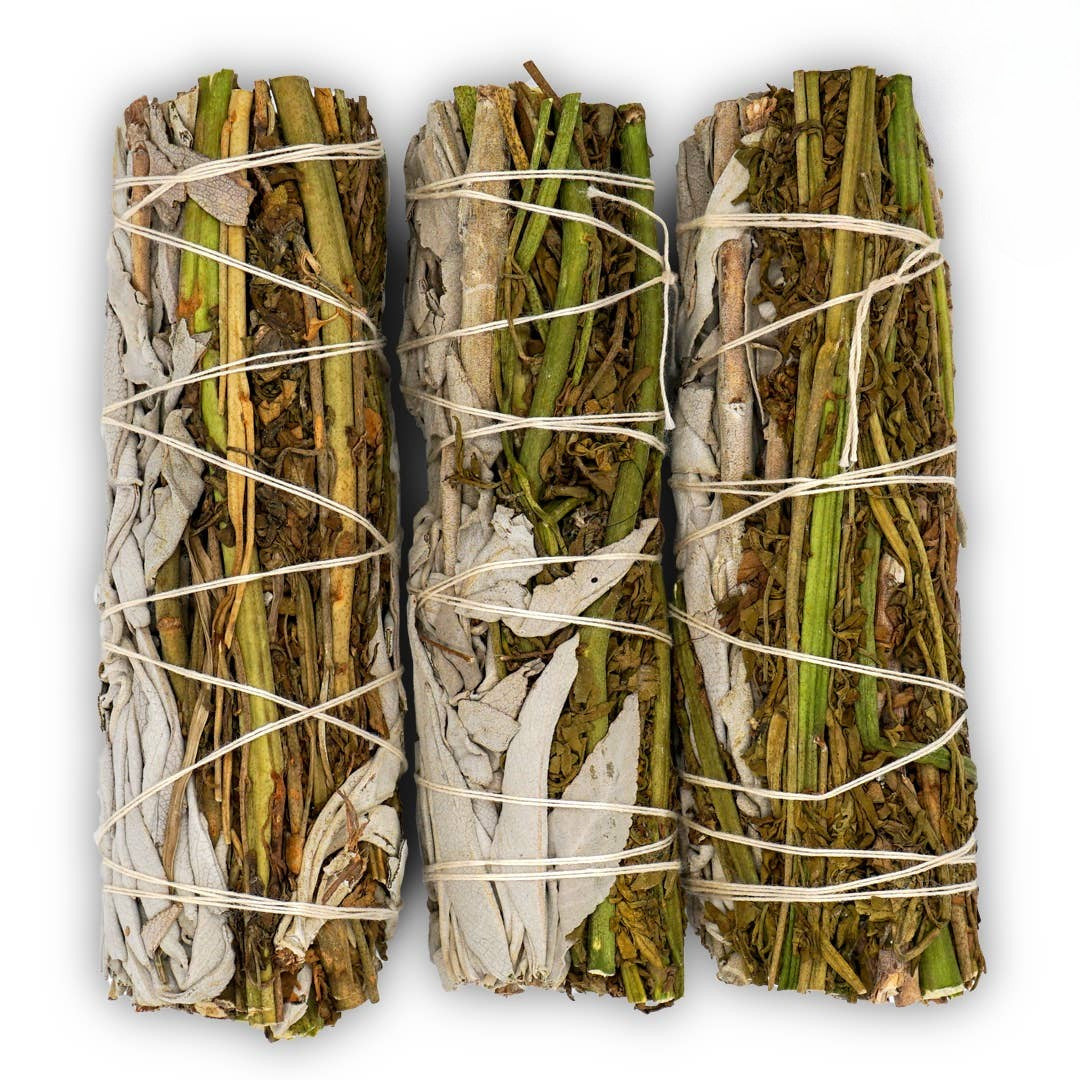 Ruda Rue with White Sage Bundles