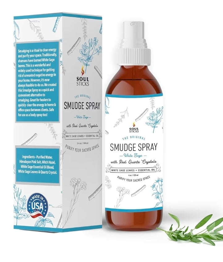 Soul Sticks - White Sage Smudge Spray (3.5 oz)