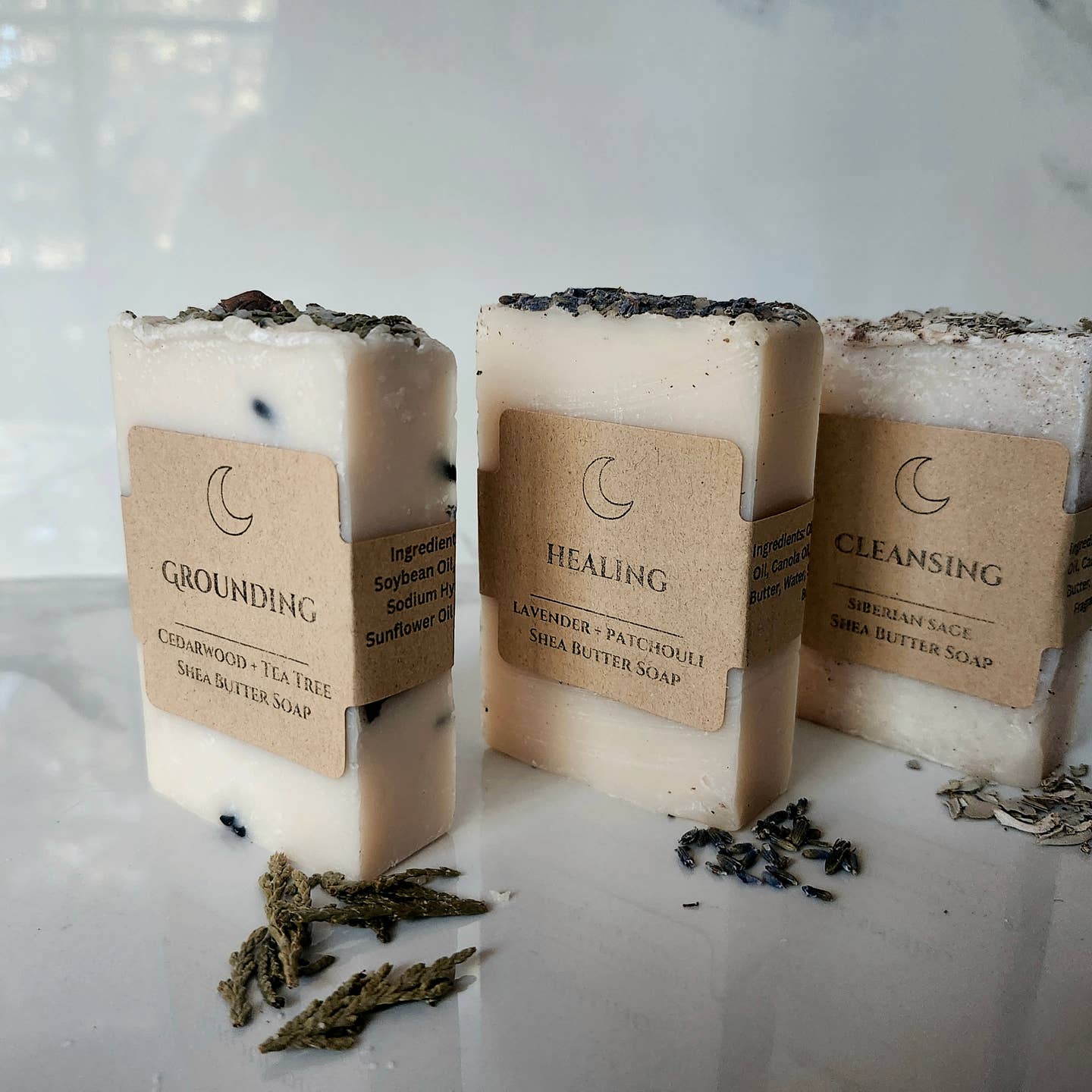 Lavender + Patchouli Organic Shea Butter Healing Soap