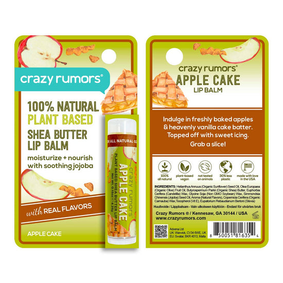 All Natural, Vegan Apple Cake Lip Balm