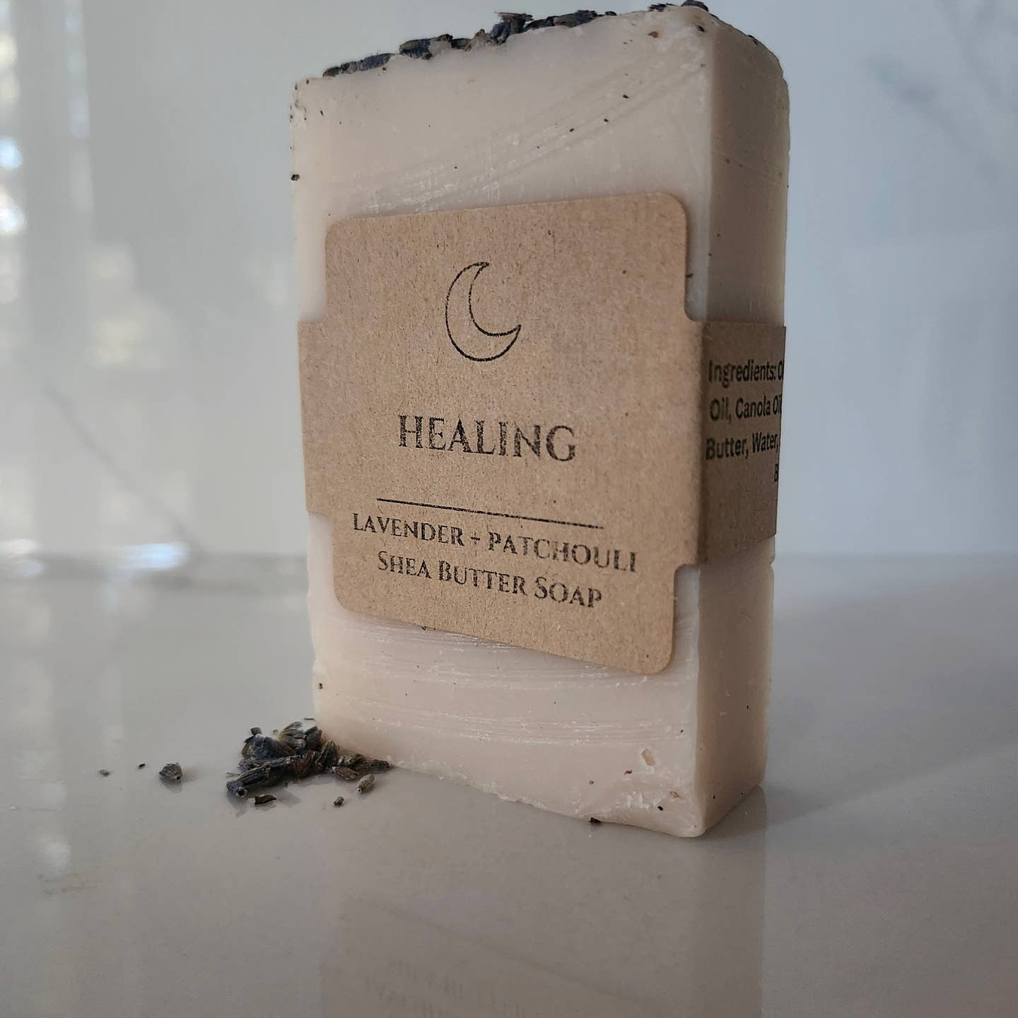Lavender + Patchouli Organic Shea Butter Healing Soap