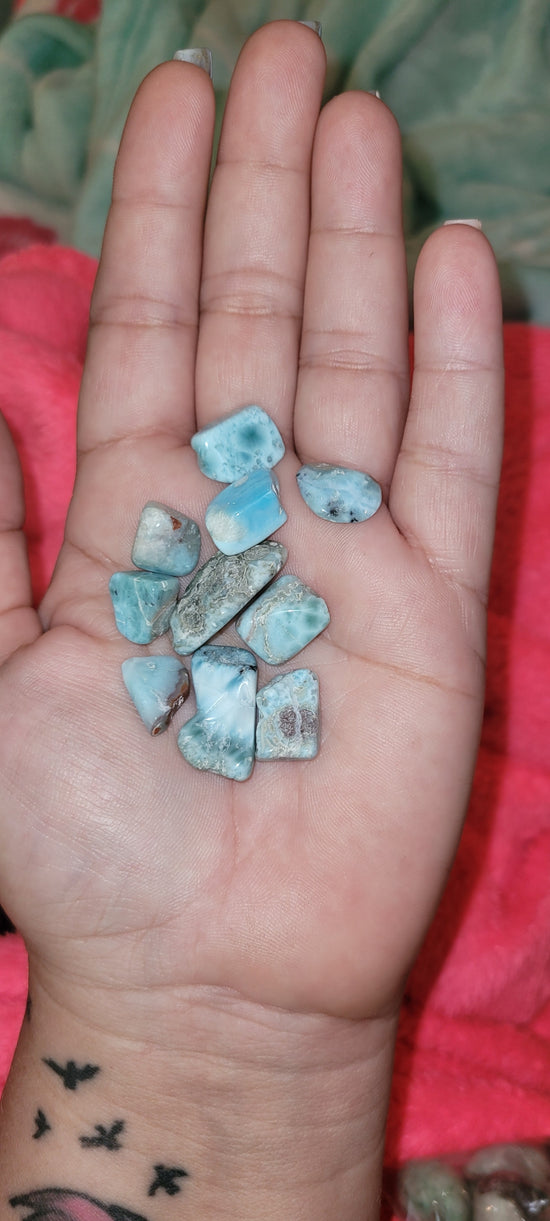 Larimar Tumble- High Quality