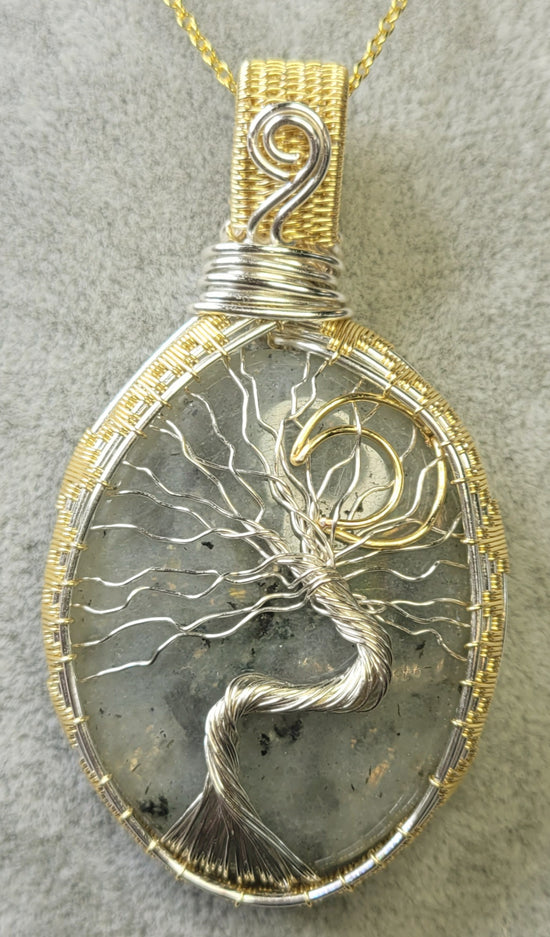 Two Toned Tree of Life and Moon Labradorite