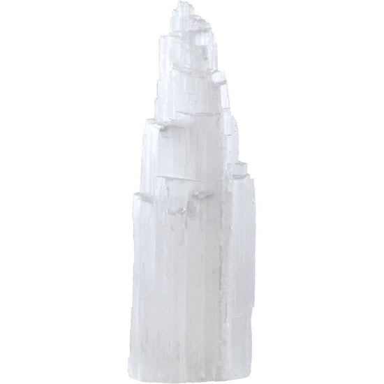 Rough Stone Specimen 6-Inch Iceberg White Selenite