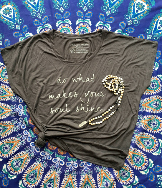 Do What Makes Your Soul SHINE, Gray Tee