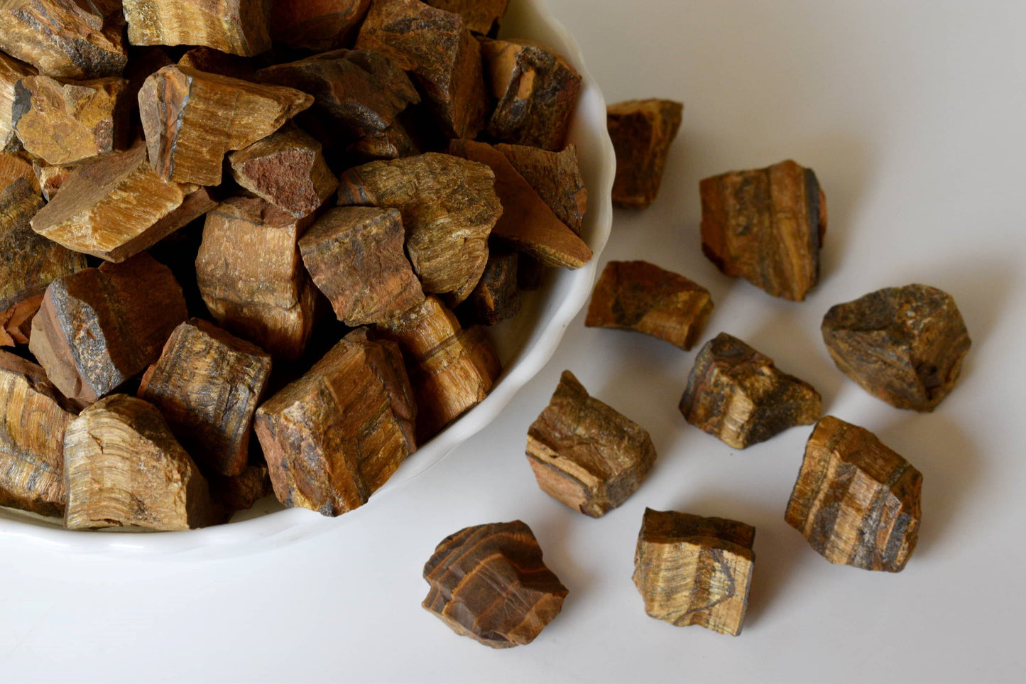 1Pc Tiger Eye Rough Stone ~ 1 inch Raw Crystals