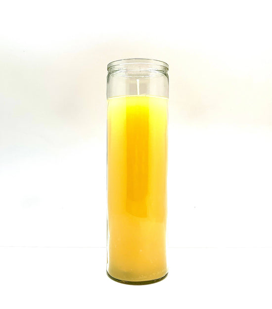 Yellow 7 Day Candle - intellect, wisdom, knowledge