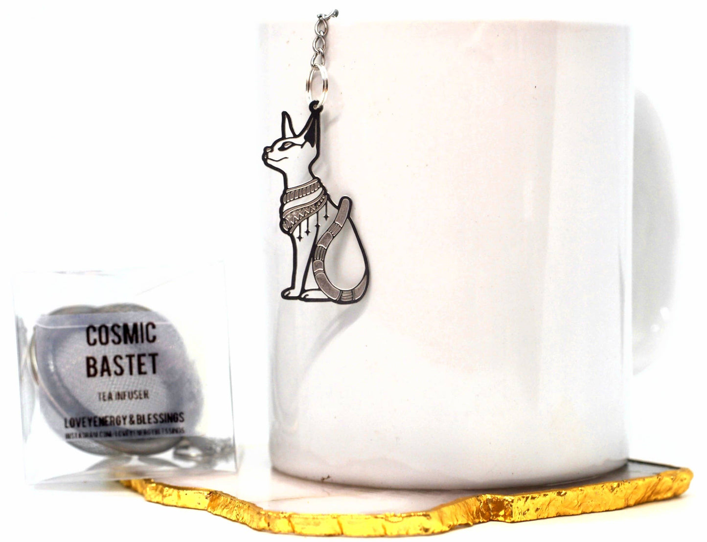 Cosmic Bastet Tea Infuser, Loose Leaf Tea Steeper